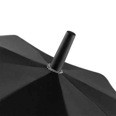 FARE® Doubleface Two-Colour Automatic Umbrella with Your Logo, black/silver – detail view 8