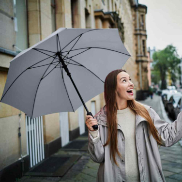 FARE Storm-Resistant Automatic Umbrella Windproof PLUS 105 cm with Your Logo, grey – detail view 4