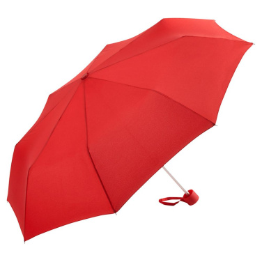 FARE Ultra-Light Aluminium Mini Umbrella with Your Logo, red – product photo
