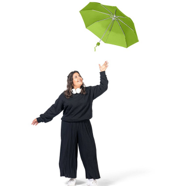 FARE Ultra-Light Aluminium Mini Umbrella with Your Logo, lime – detail view 3