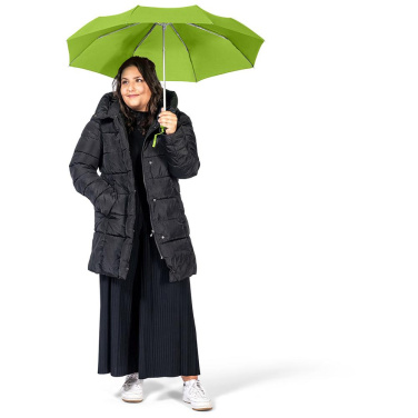 FARE Ultra-Light Aluminium Mini Umbrella with Your Logo, lime – detail view 4