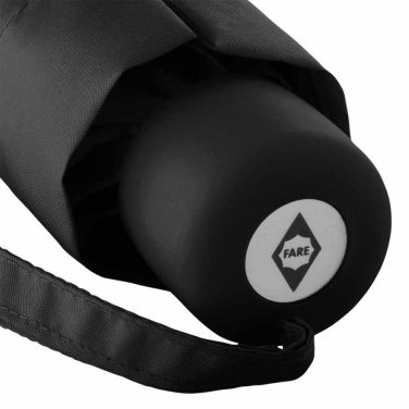 FARE Ultra-Light Aluminium Mini Umbrella with Your Logo, black – detail view 8