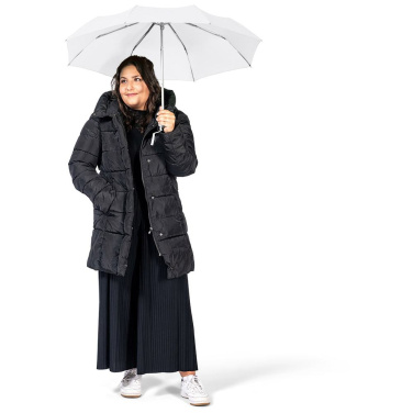 FARE Ultra-Light Aluminium Mini Umbrella with Your Logo, white – detail view 4