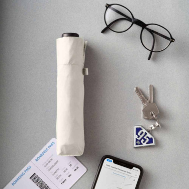 FARE® FiligRain Only95 Ultra-Light Mini Umbrella 95 g with Your Logo, cream – detail view 9