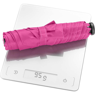 FARE® FiligRain Only95 Ultra-Light Mini Umbrella 95 g with Your Logo, magenta – detail view 2