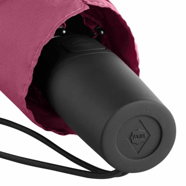 FARE AOC Automatic Open & Close Pocket Umbrella with Your Logo, bordeaux – detail view 5