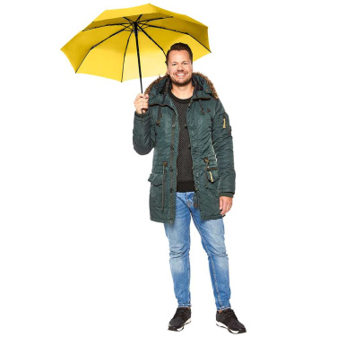 FARE AOC Automatic Open & Close Pocket Umbrella with Your Logo, yellow – detail view 7