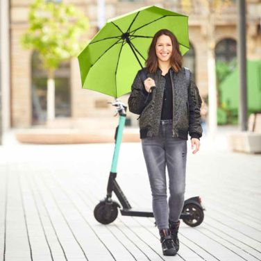 FARE AOC Automatic Open & Close Pocket Umbrella with Your Logo, lime – detail view 8