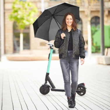 FARE AOC Automatic Open & Close Pocket Umbrella with Your Logo, black – detail view 8