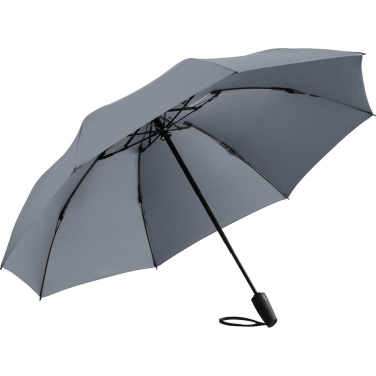 FARE® Contrary Reverse-Closing Automatic Pocket Umbrella with Your Logo, grey – detail view 2