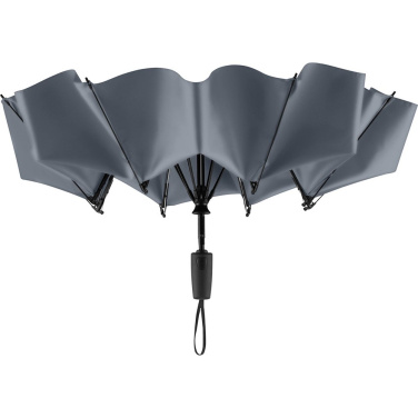 FARE® Contrary Reverse-Closing Automatic Pocket Umbrella with Your Logo, grey – detail view 5