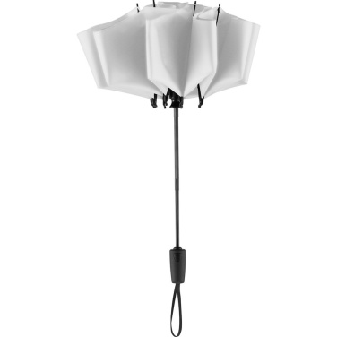 FARE® Contrary Reverse-Closing Automatic Pocket Umbrella with Your Logo, white – detail view 3