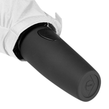 FARE® Contrary Reverse-Closing Automatic Pocket Umbrella with Your Logo, white – detail view 7
