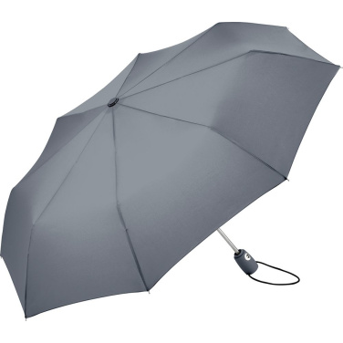 FARE® AOC Automatic Mini Pocket Umbrella with Your Logo (30 colours), grey – product photo