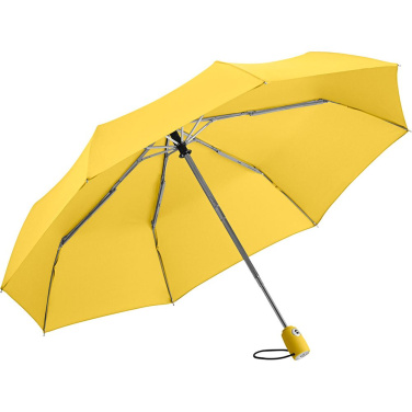 FARE® AOC Automatic Mini Pocket Umbrella with Your Logo (30 colours), yellow – detail view 10