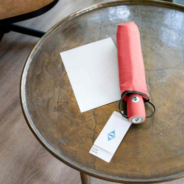 FARE® AOC Automatic Mini Pocket Umbrella with Your Logo (30 colours), coral – detail view 2