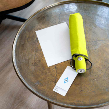 FARE® AOC Automatic Mini Pocket Umbrella with Your Logo (30 colours), neon yellow – detail view 2