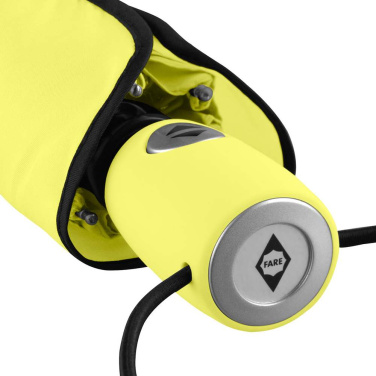 FARE® AOC Automatic Mini Pocket Umbrella with Your Logo (30 colours), neon yellow – detail view 8