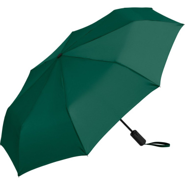 FARE® Essential Automatic Pocket Umbrella with Your Logo, dark green – product photo