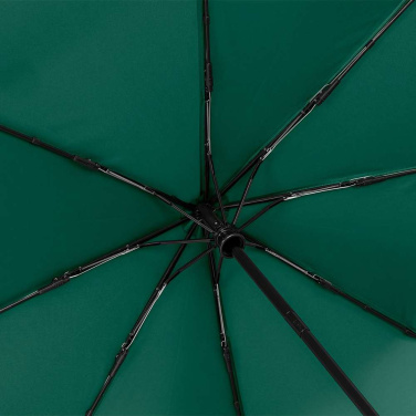 FARE® Essential Automatic Pocket Umbrella with Your Logo, dark green – detail view 5