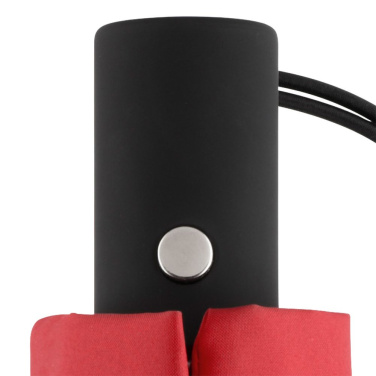 FARE® Automatic Mini Pocket Umbrella with Chrome Details with Your Logo, red – detail view 6