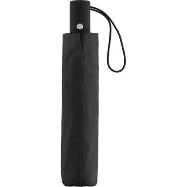 FARE® Automatic Mini Pocket Umbrella with Chrome Details with Your Logo, black – detail view 5