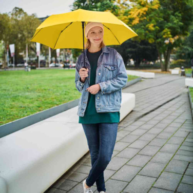 FARE® Automatic Opening Pocket Umbrella with Your Logo, yellow – detail view 3