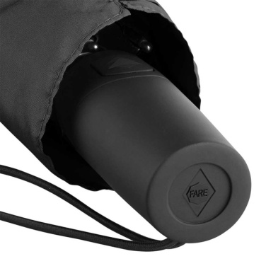FARE® Automatic Opening Pocket Umbrella with Your Logo, black – detail view 7