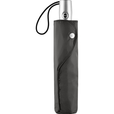 FARE® AOC Oversize Pocket Umbrella with Reflective Piping with Your Logo, grey – detail view 3