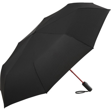 FARE® AOC Colorline Oversize Pocket Umbrella with Your Logo, black-red – detail view 9