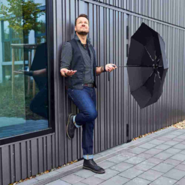 FARE® Steel Oversize AOC Pocket Umbrella with Metal Details with Your Logo, black – detail view 4