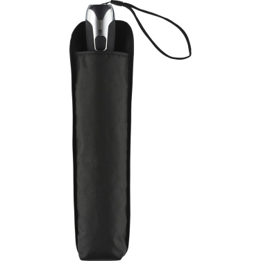 FARE® Steel Oversize AOC Pocket Umbrella with Metal Details with Your Logo, black – detail view 6