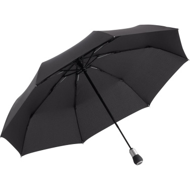 FARE® Gearshift Oversize AOC Pocket Umbrella with Gear Stick Handle with Your Logo, black (waterSAVE®) – detail view 4