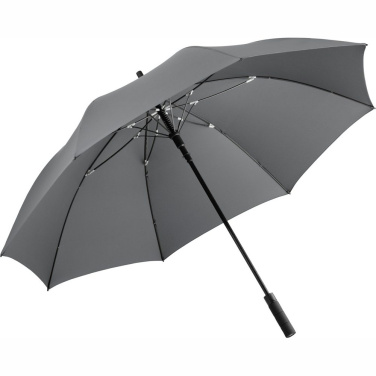 FARE® Profile Automatic Golf Umbrella with Tyre Tread Design with Your Logo, grey – detail view 4