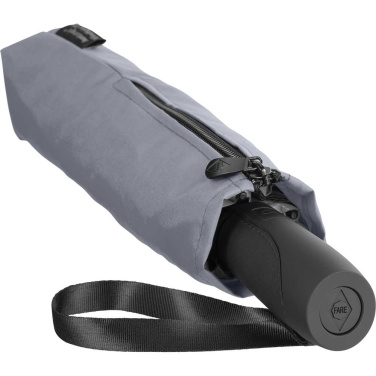 FARE® Magic Windfighter® 2.0 Oversize AOC Pocket Umbrella with Your Logo, grey (waterSAVE®) – detail view 7