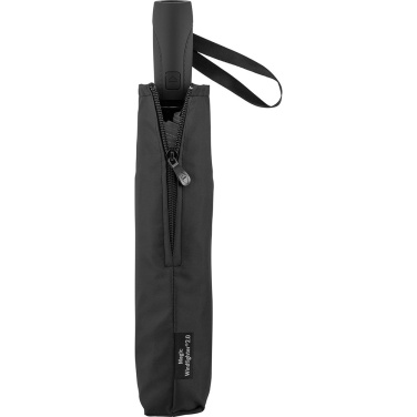 FARE® Magic Windfighter® 2.0 Oversize AOC Pocket Umbrella with Your Logo, black (waterSAVE®) – detail view 5