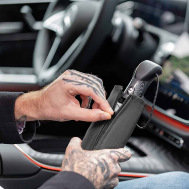FARE® Magic Windfighter® Carbon 2.0 Oversize AOC Pocket Umbrella with Your Logo, black (waterSAVE®) – detail view 4