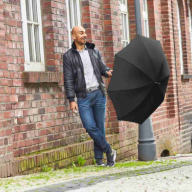 FARE® Sound Midsize Automatic Umbrella with Sound Logo with Your Logo, black – detail view 2