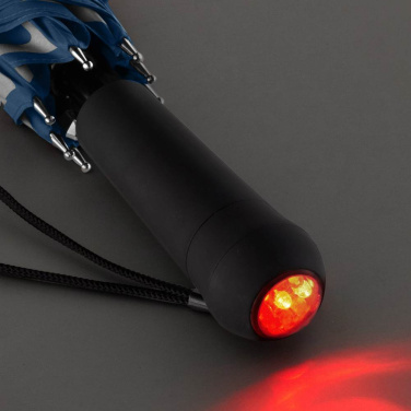 FARE Safebrella® Automatic Umbrella with LED Light and Reflectors with Your Logo, navy – detail view 5