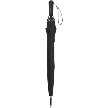 FARE Safebrella® Automatic Umbrella with LED Light and Reflectors with Your Logo, black – detail view 3