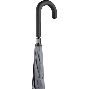 FARE® Contrary Reverse-Opening Umbrella with Your Logo, black/grey – detail view 6