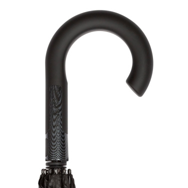 FARE® Carbon Style Automatic Golf Umbrella with Carbon-Look Handle with Your Logo, black (waterSAVE®) – detail view 8