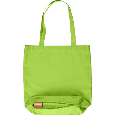 FARE® ÖkoBrella Shopping Pocket Umbrella with Shopping Bag Sleeve with Your Logo, lime (waterSAVE®) – detail view 6