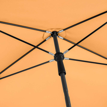 FARE® Parasol R, 200 × 122 cm with Your Logo, apricot – detail view 4