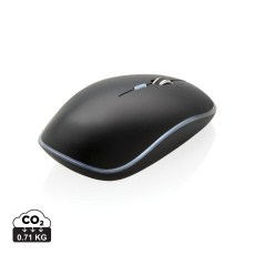 Wireless mouse with light-up logo