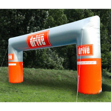 Inflatable advertising arch with logo, rectangle (C) 11.2×5.6 m