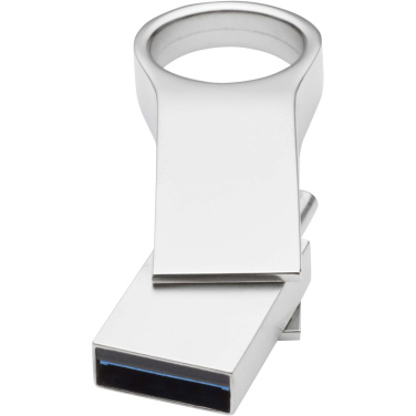 Type C USB 3.0 round large, Silver, 32GB, product image