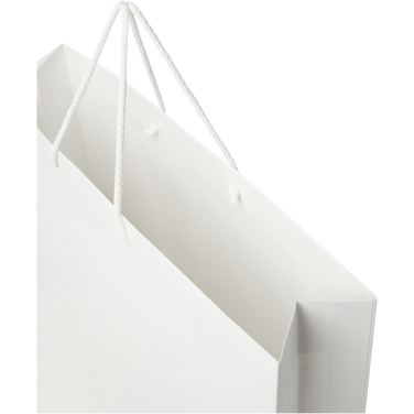 Handmade 170 g/m2 integra paper bag with plastic cord handles - 45 x 10 x 35 cm, product image