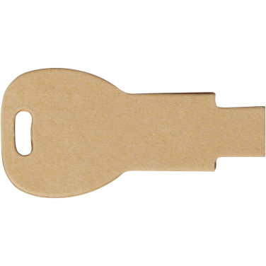 Key-shaped recycled paper USB 2.0, product image