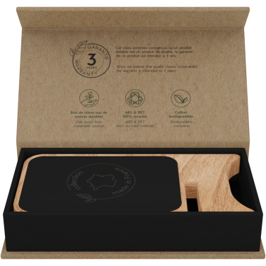SCX.design W27 10W wireless charging stand, product image, Light brown (2)